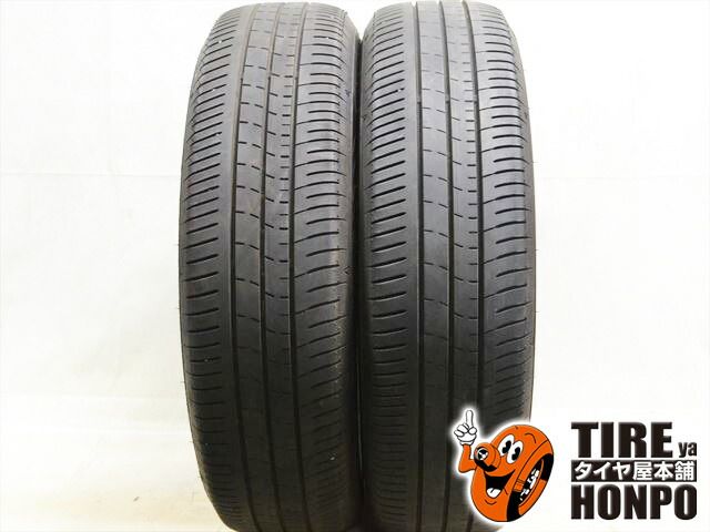 【中古 夏用】2本セット 205/65R16 95H ダンロップ エナセーブEC350+ サマータイヤ 中古タイヤ