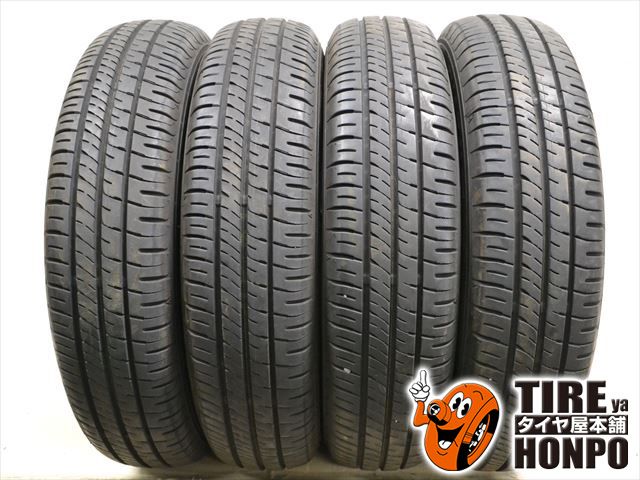 【中古 夏用】4本セット 155/70R13 75S ダンロップ エナセーブEC204 サマータイヤ 中古タイヤ