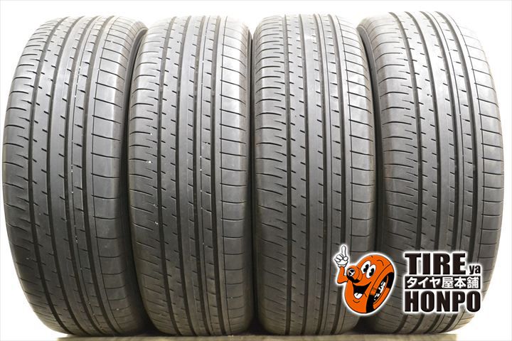 【中古 夏用】4本セット 225/60R18 100H ヨコハマ ブルーアースXT AE61 サマータイヤ 中古タイヤ
