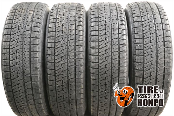 【中古 冬用】4本セット 195/65R16 92Q ブリヂストン ブリザックVRX3 スタッドレスタイヤ 中古タイヤ