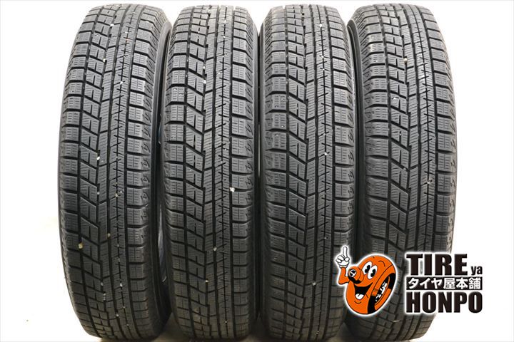 【中古 冬用】4本セット 145/80R13 75Q ヨコハマ アイスガードIG60 スタッドレスタイヤ 中古タイヤ