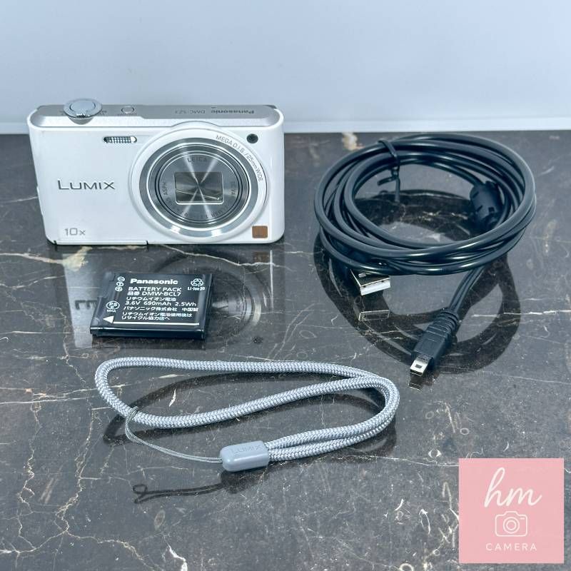 美品Panasonic Lumix ホワイト デジタルカメラ動作確認 美品Panasonic Lumix ホワイト デジタルカメラ動作確認 【公式通販】