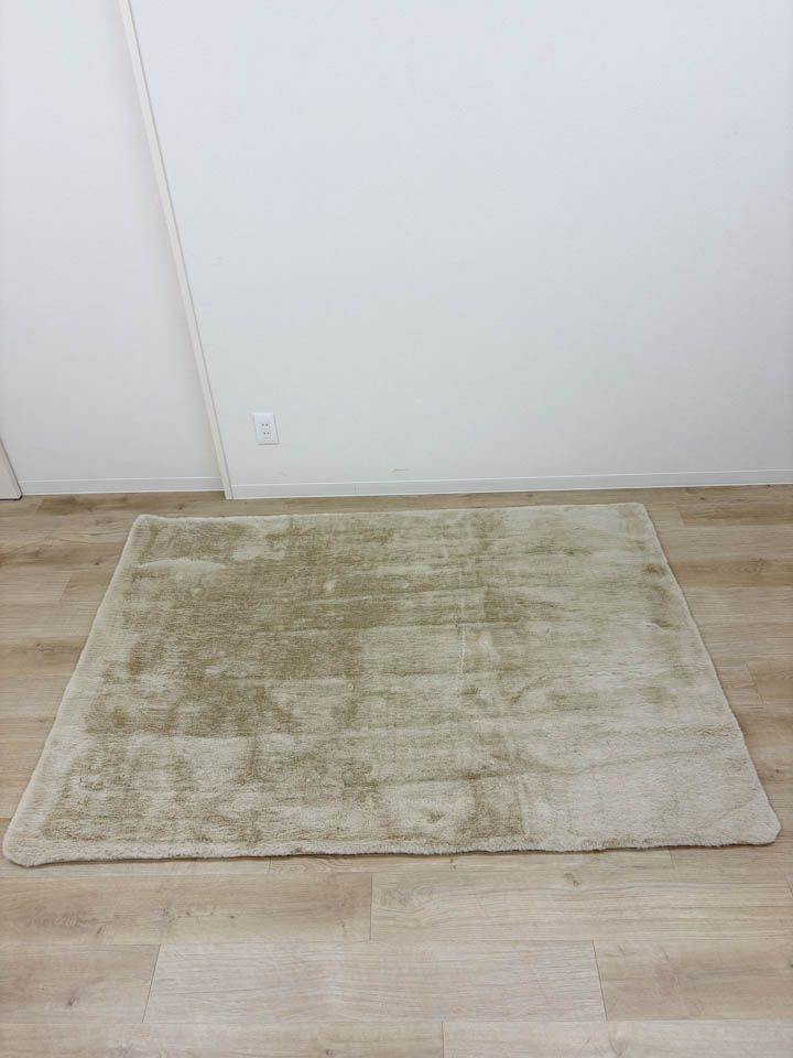 【展示品】定価1.3万 ラパン ラグ ベージュ 130×180cm 個人未使用【送料無料】