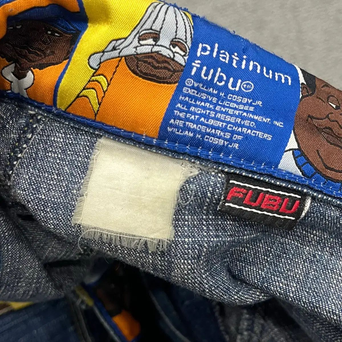 36 プラチナ FUBU(フブ) 00s オールドスクール ヒップホップ バギー 