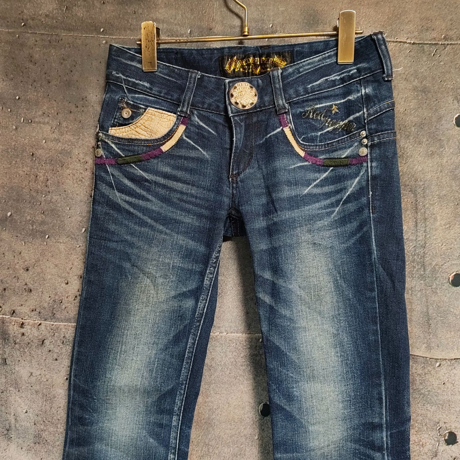 00s RED PEPPER Y2K flare denim pants ローライズ 微フレア 平成