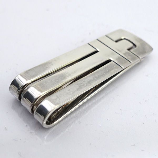 BVLGARI / ブルガリ ◇パレンテシ マネークリップ 925 SILVER ロゴ