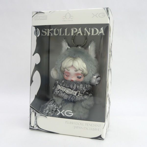 POP MART / ポップマート ◆SKULLPANDA × XG ぬいぐるみペンダント 日本限定 趣味雑貨【未使用】
