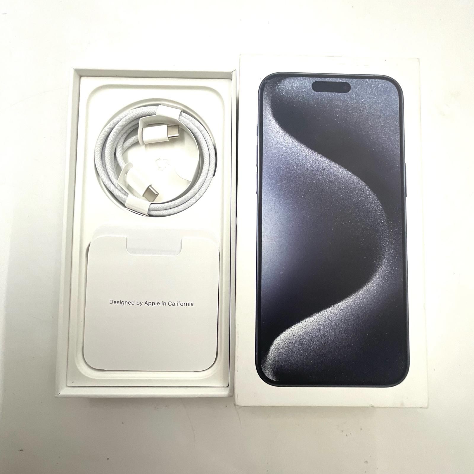 iPhone 15 Pro Max 256GB ブルーチタニウム SIMフリー - メルカリ