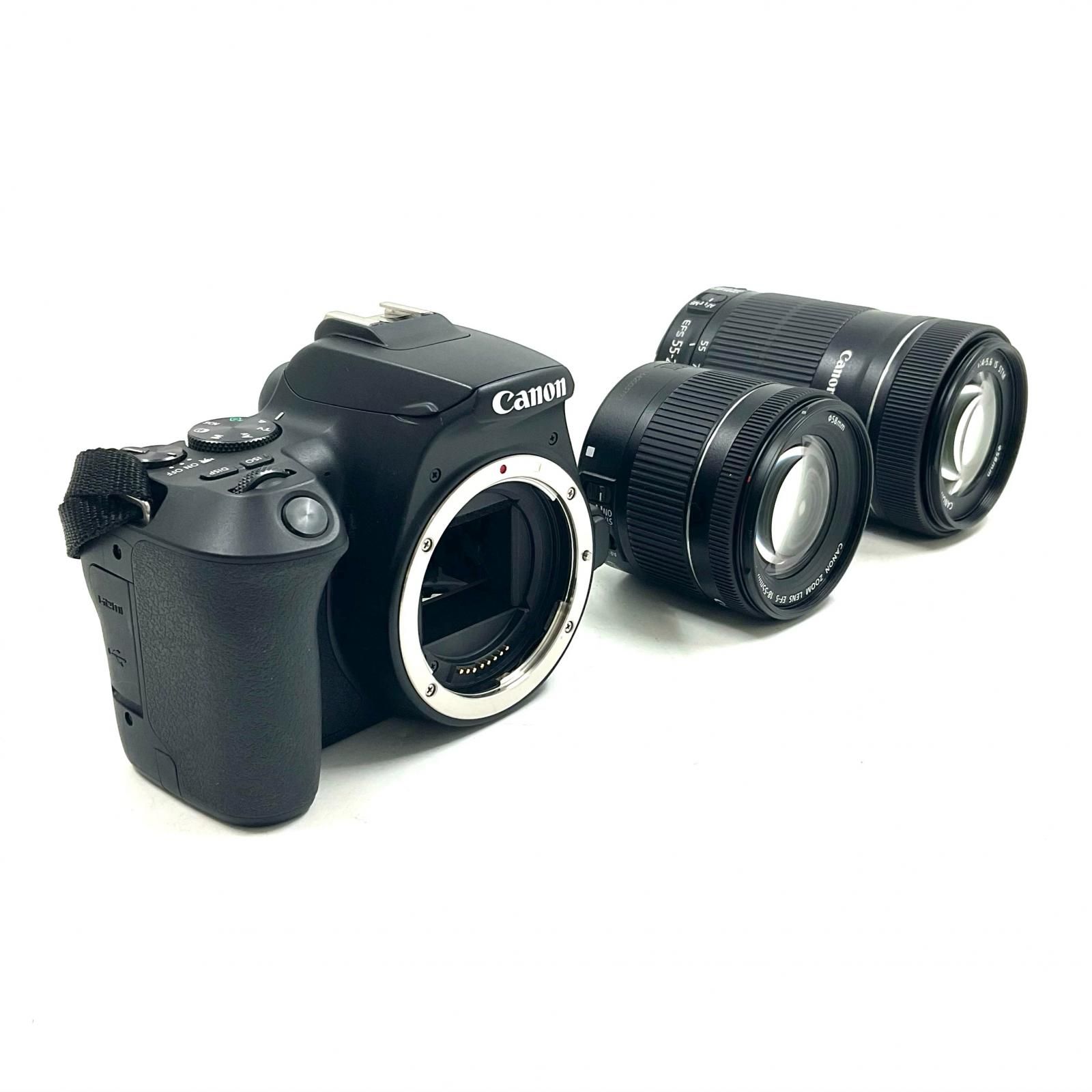 【全額返金保証】【最速発送】Canon デジタル一眼 EOS kiss X10 ボディ ブラック 美品 動作確認済 全額返金保証】【最速発送】Canon デジタル一眼 EOS Kiss X10 ダブル