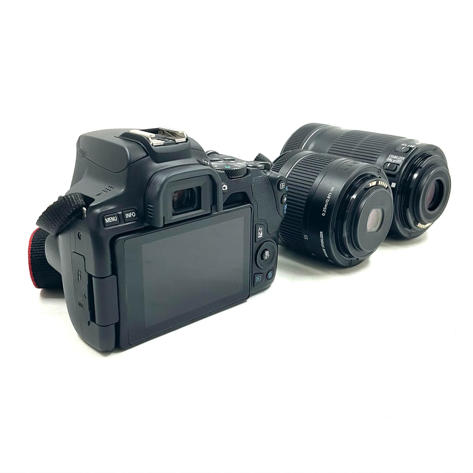 全額返金保証】【最速発送】Canon デジタル一眼 EOS Kiss X10 ダブル