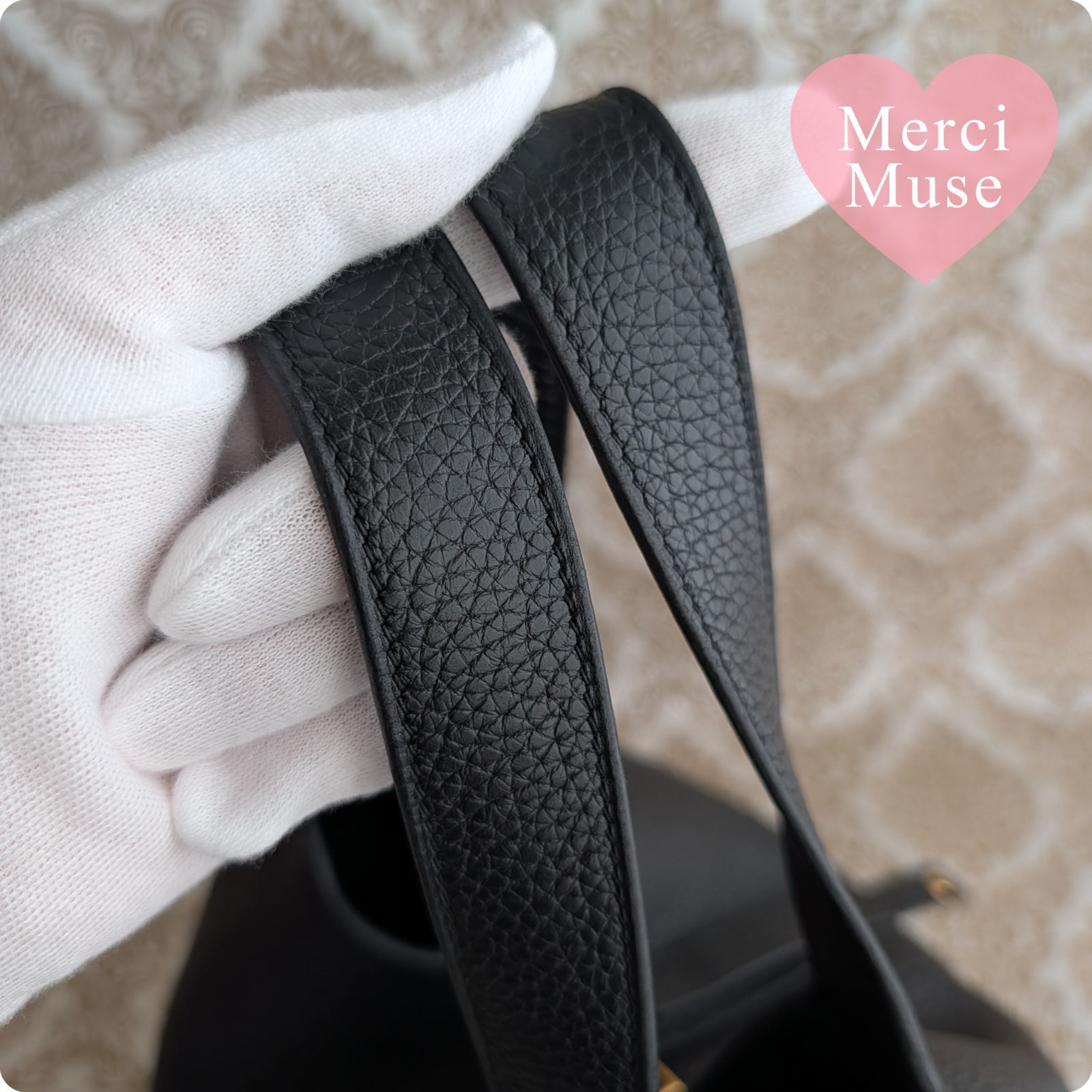 ❤極レア商品❤ピコタンロックMM22 ノワール 黒 ゴールド金具 エルメス 