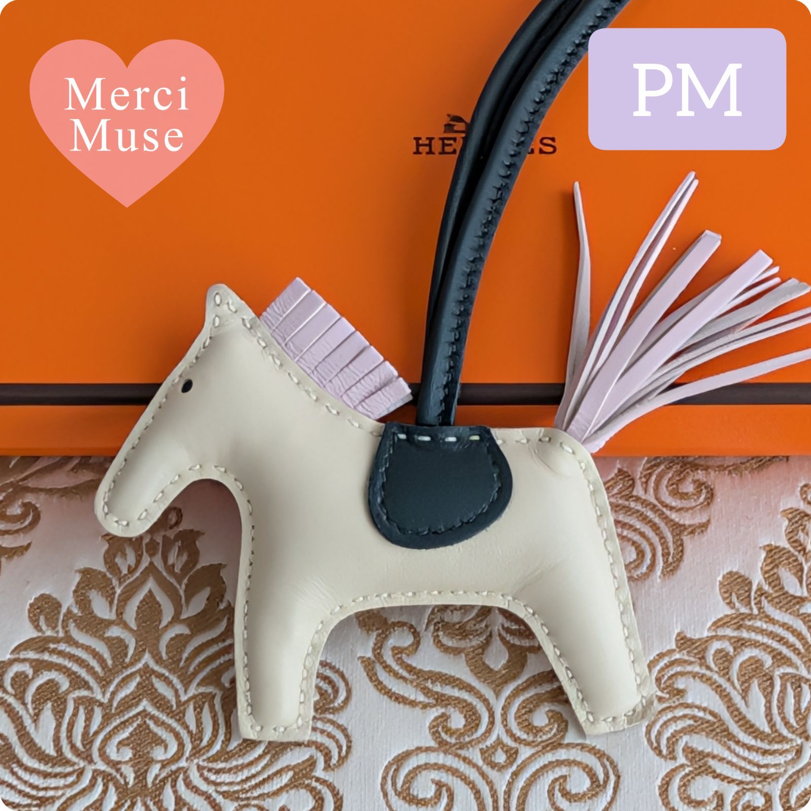 ❤お得なお品❤ロデオPM クレｘモーヴペールｘヴェールシプレ エルメス U刻印 MerciMuse メルシーミューズ