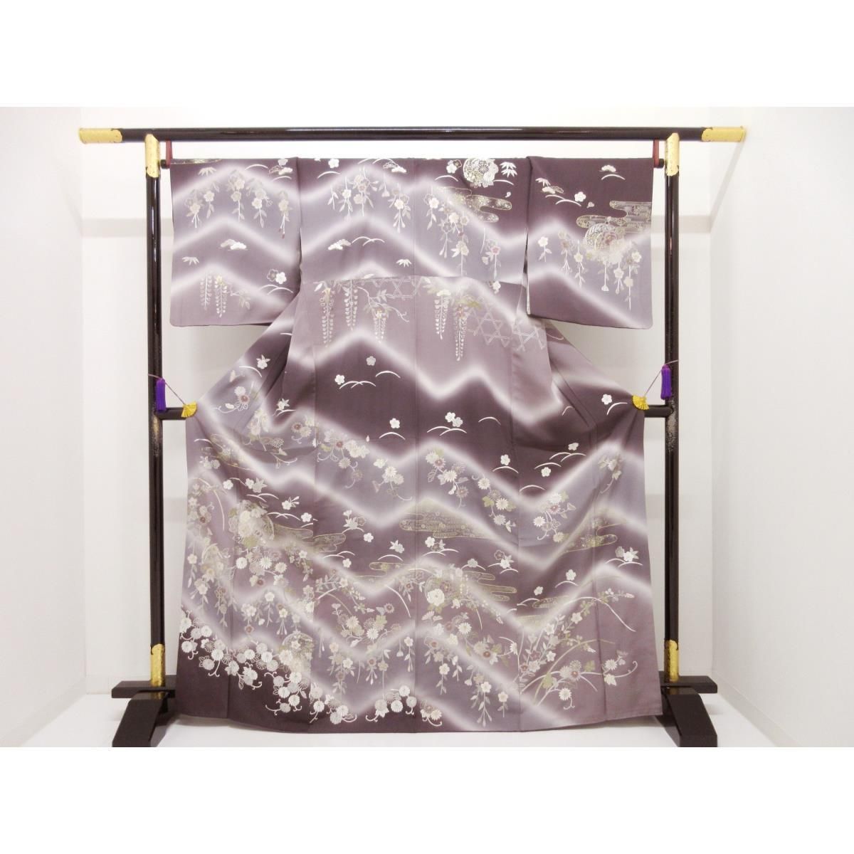 訪問着　金彩刺繍加工　ボカシ染 82,830円