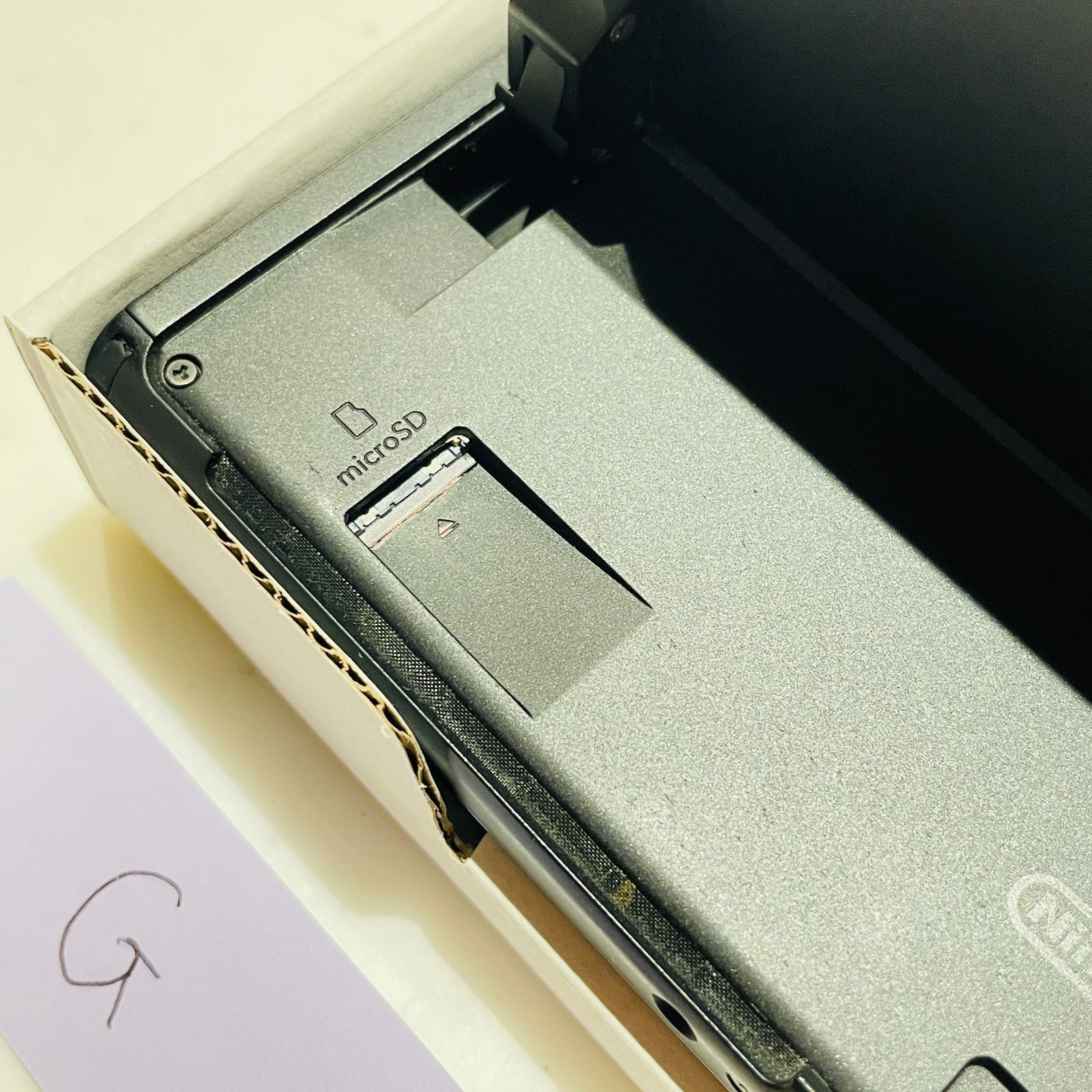 液晶横スレ傷あり】Nintendo Switch 有機ELモデル ホワイト 本体 付属