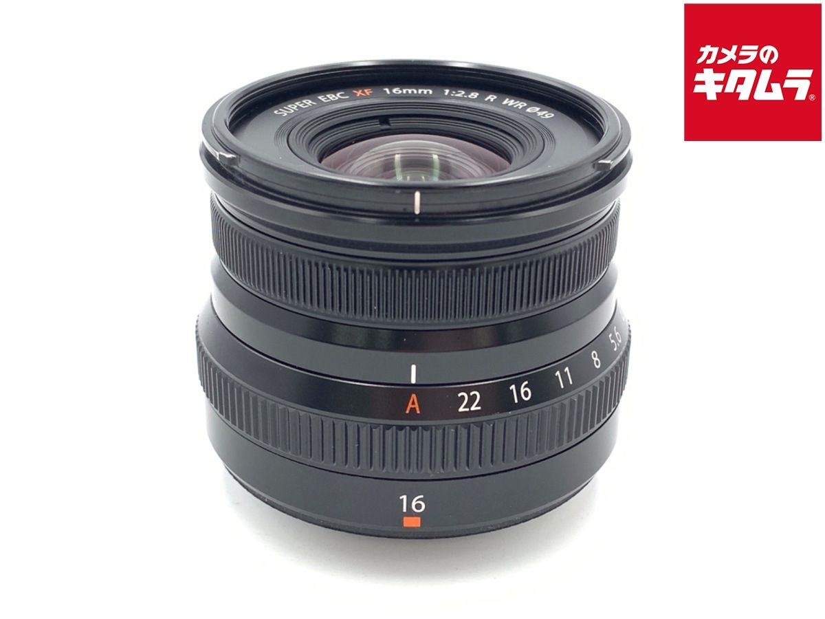 【中古】 【良品】 フジフイルム XF16mm F2.8 R WR ブラック