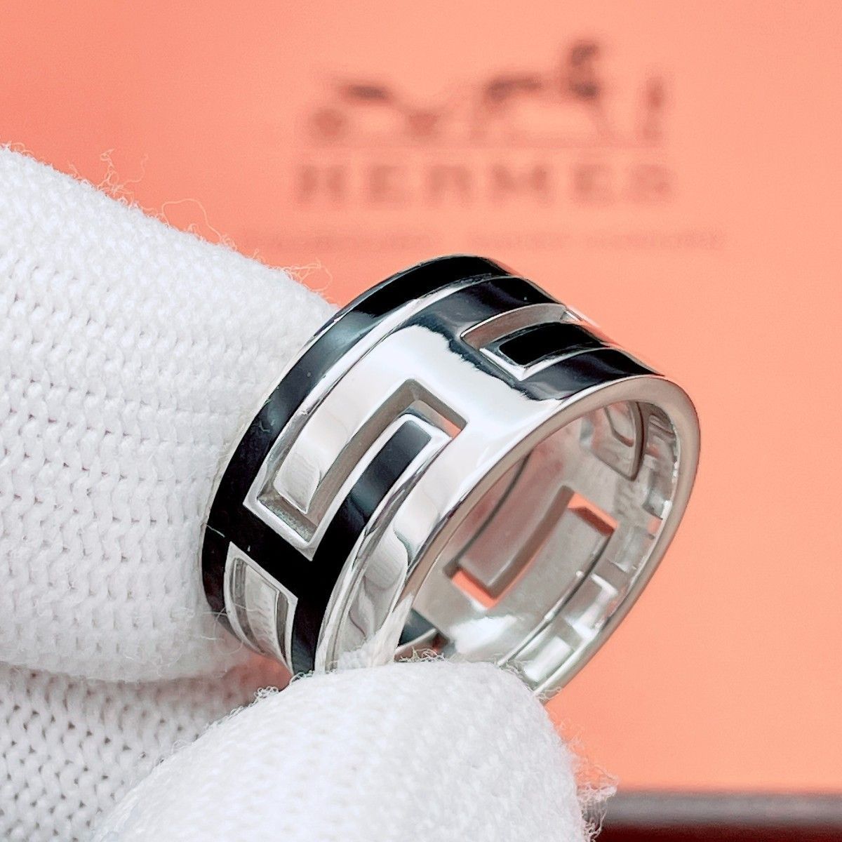 ◇エルメス◇新品仕上済 HERMES ムーブアッシュ ムーヴアッシュ リング