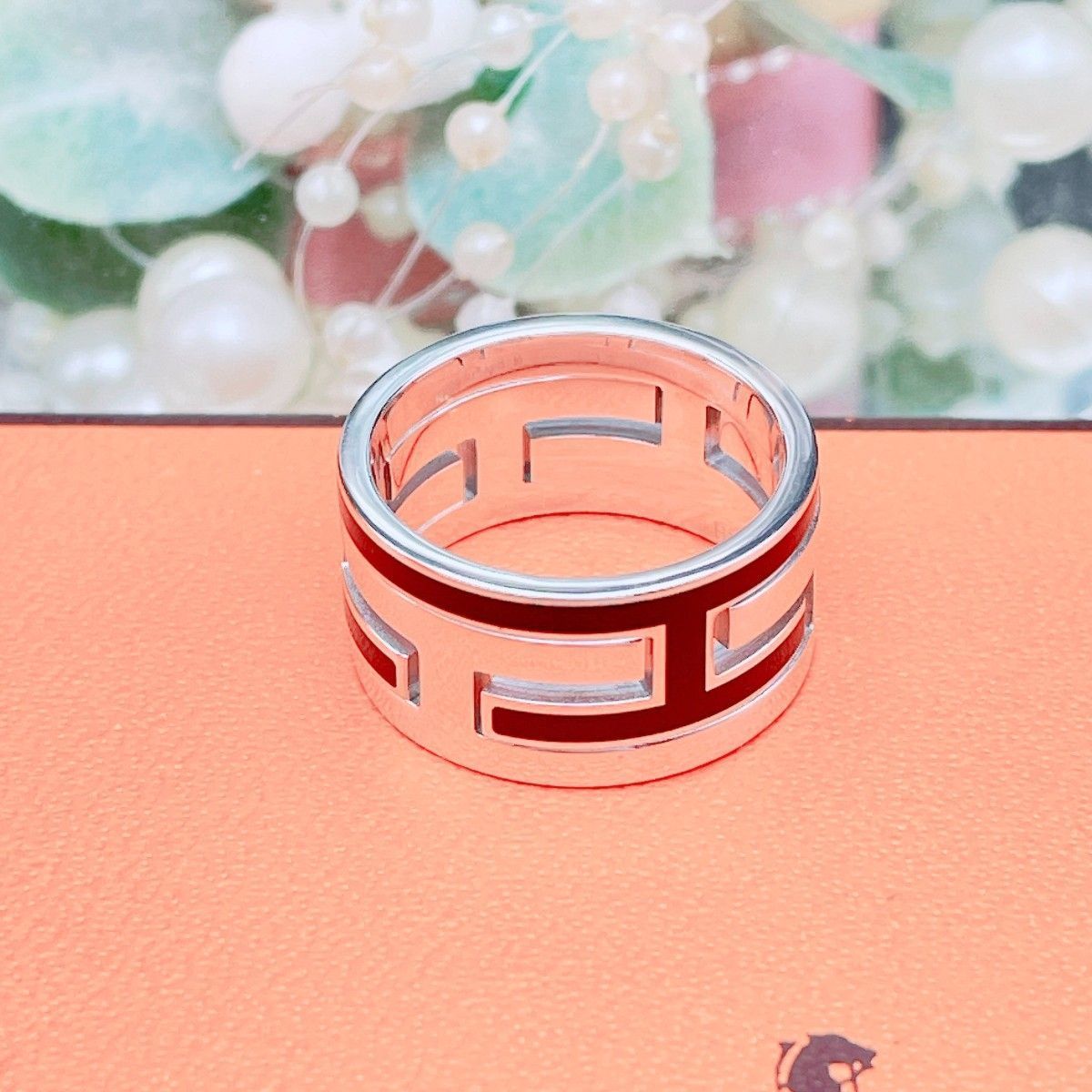 ◇エルメス◇新品仕上済 HERMES ムーブアッシュ ムーヴアッシュ リング