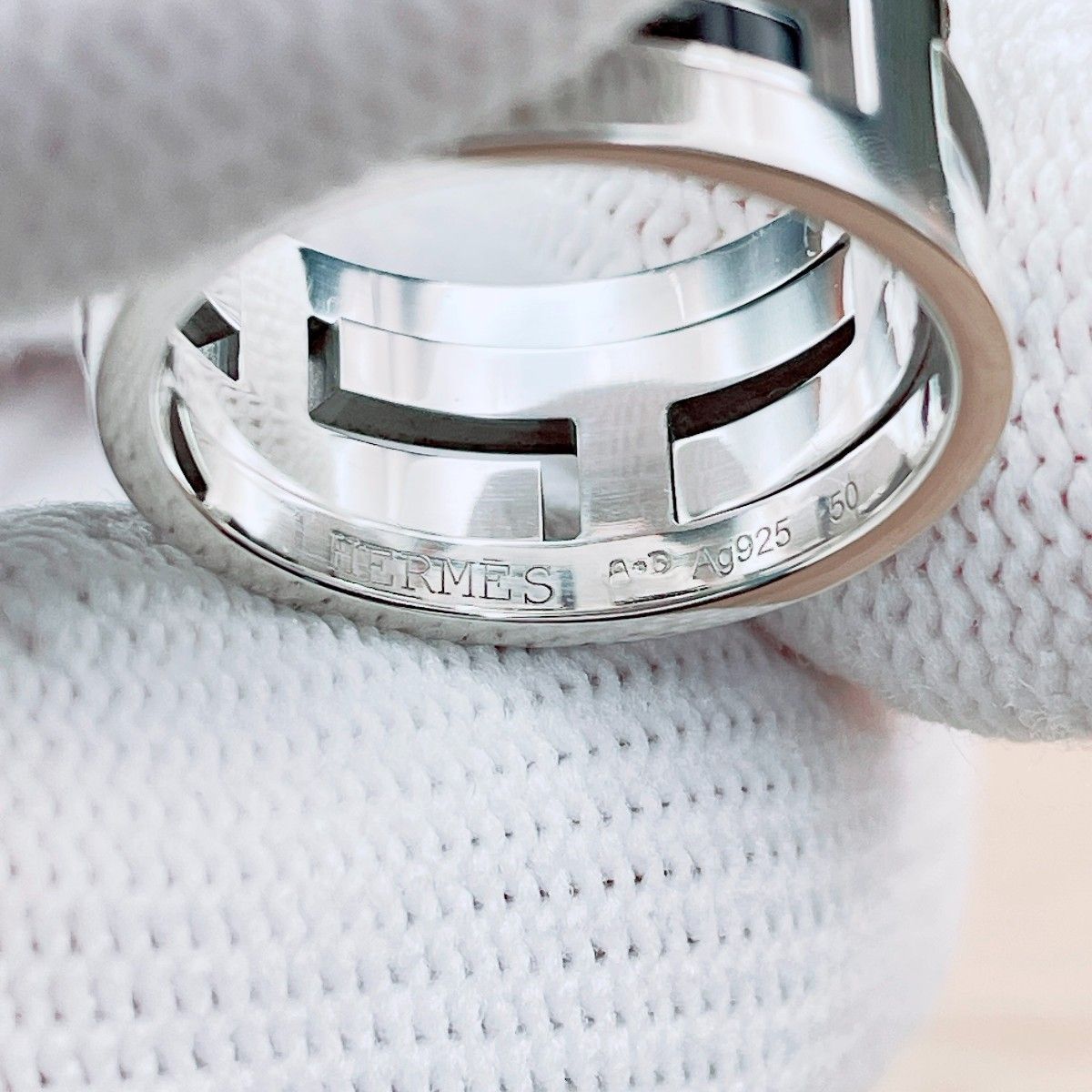 ◇エルメス◇新品仕上済 HERMES ムーブアッシュ ムーヴアッシュ リング