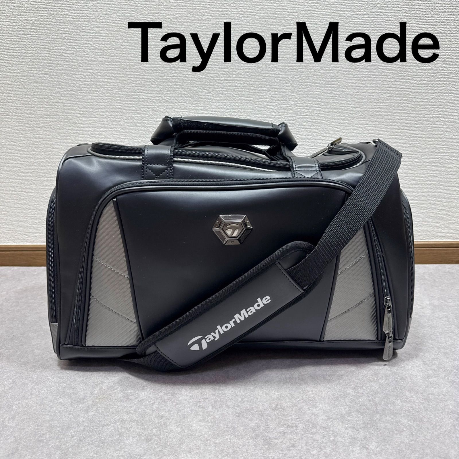 【メルカリ市前特価】TaylorMade ゴルフバッグ ブラック TaylorMade テーラーメイド ゴルフバッグ ボストンバッグ ブラック