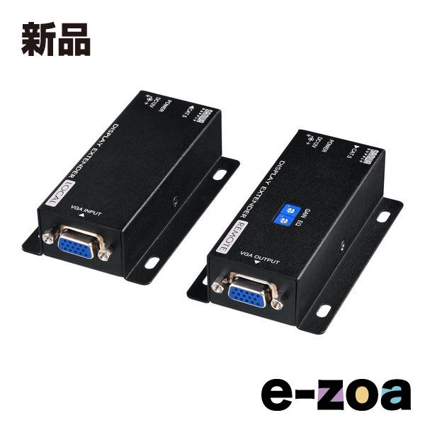 SANWA SUPPLY サンワサプライ ディスプレイエクステンダー（受信機電源不要・セットモデル） VGAEXSET3 (2417132)