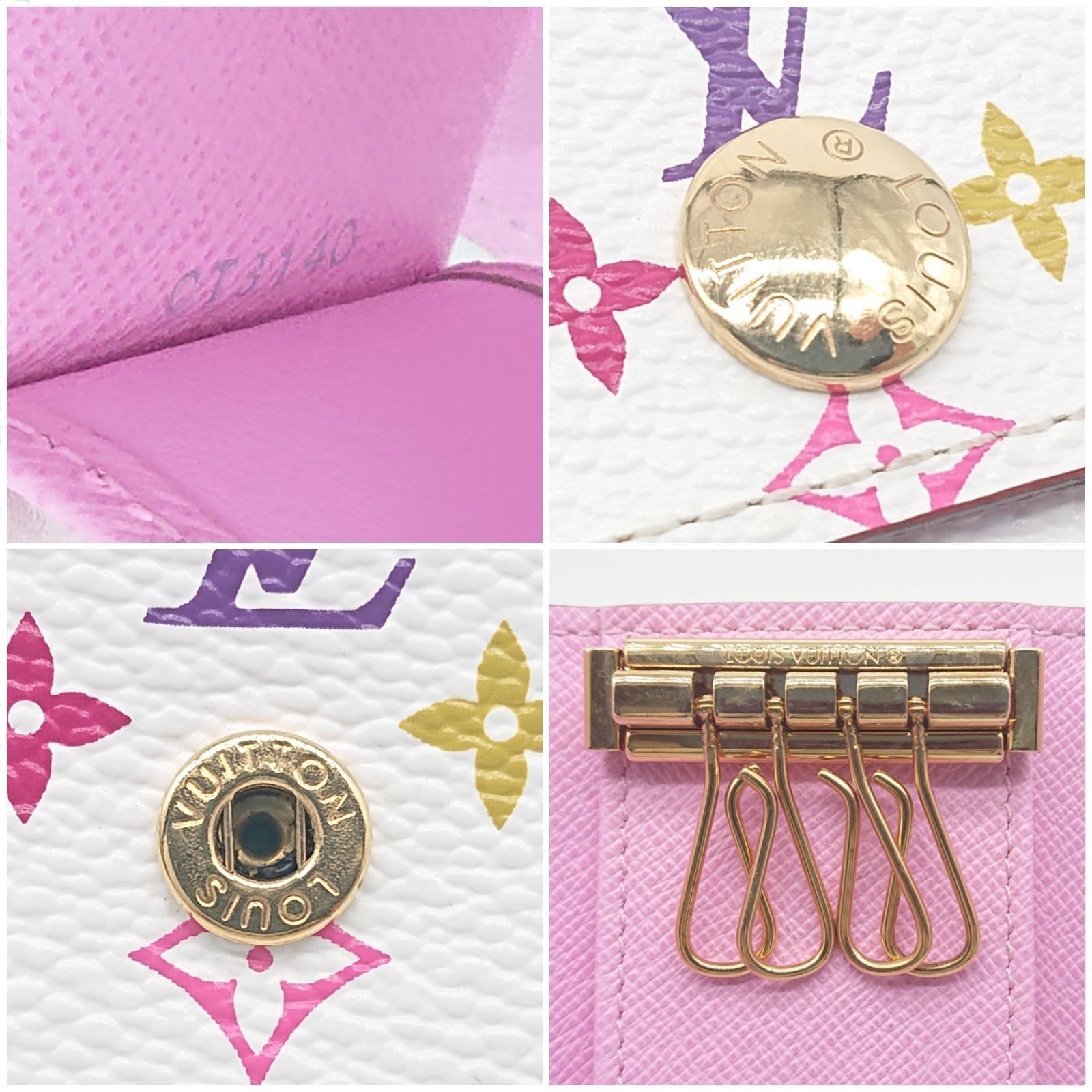 極美品】LOUIS VUITTON ルイヴィトン キーケース マルチカラー 