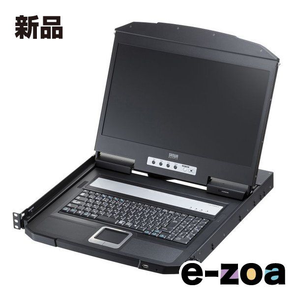 SANWA SUPPLY サンワサプライ USB/HDMI対応 スライドLCDコンソールドロワー SW-KVMHDDR (2663648)