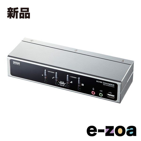 SANWA SUPPLY サンワサプライ 4ポートKVMスイッチ SWKVM4HVCN (2404022)