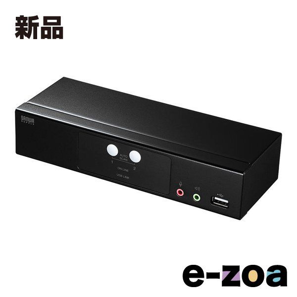 SANWA SUPPLY サンワサプライ HDMI対応パソコン自動切替器 2:1 SW-KVM2HHC (2663636)