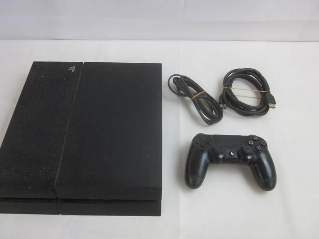 訳あり ゲーム プレイステーション4 PS4本体 CUH-1000A ジェットブラック 動作品 コントローラー・周辺機器付き