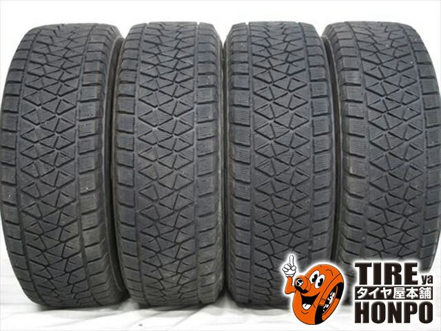 【中古 冬用】4本セット 265/65R17 112Q ブリヂストン ブリザックDM-V2 スタッドレスタイヤ 中古タイヤ