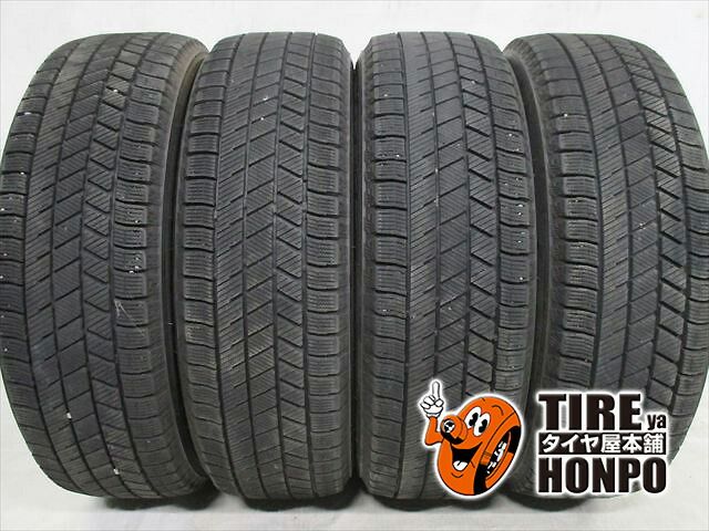 【中古 冬用】4本セット 185/60R16 86Q ブリヂストン ブリザックVRX3 スタッドレスタイヤ 中古タイヤ