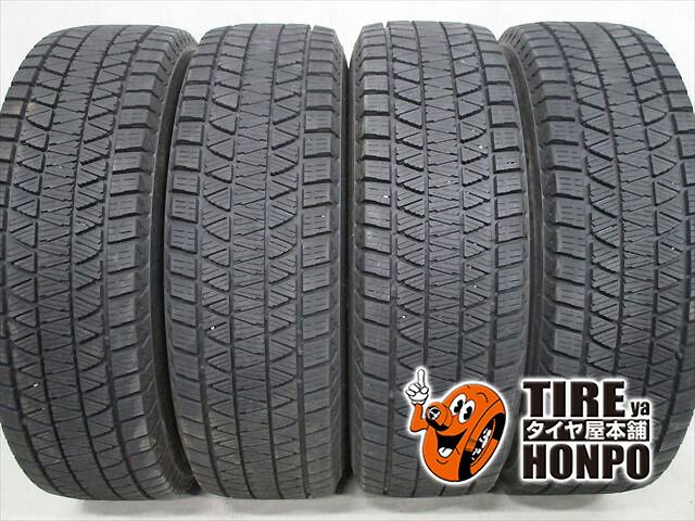 【中古 冬用】4本セット 215/70R16 100Q ブリヂストン ブリザックDM-V3 スタッドレスタイヤ 中古タイヤ