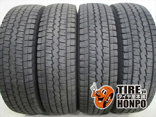 【中古 冬用】4本セット 195/80R15 107/105L ダンロップ ウィンターマックスSV01 スタッドレスタイヤ 中古タイヤ
