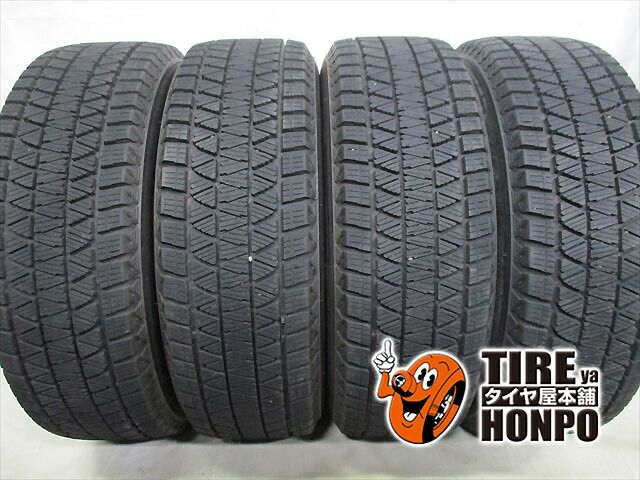 【中古 冬用】4本セット 225/65R17 102Q ブリヂストン ブリザック DM-V3 スタッドレスタイヤ 中古タイヤ