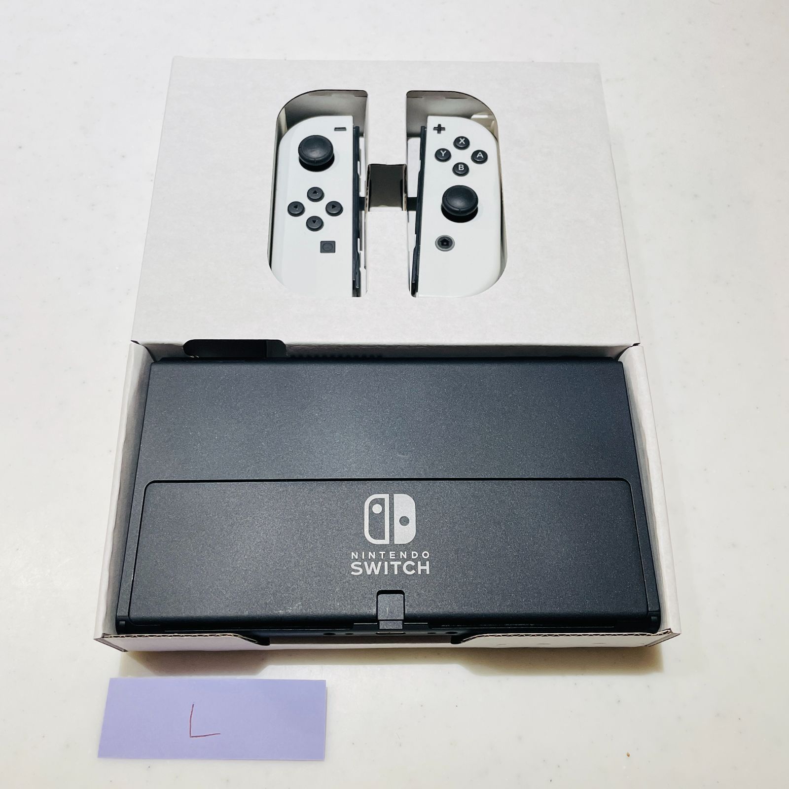 若干スレ傷あり】Nintendo Switch 有機ELモデル ホワイト 本体 付属品