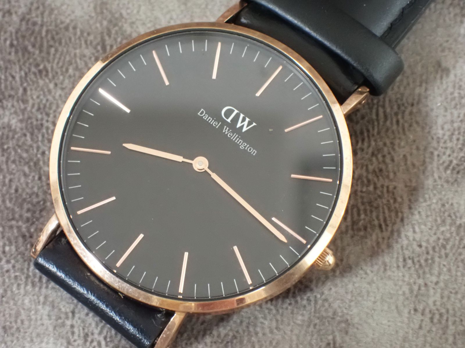未使用・稼働品】ダニエルウェリントン 41mm 腕時計 ピンクゴールド 