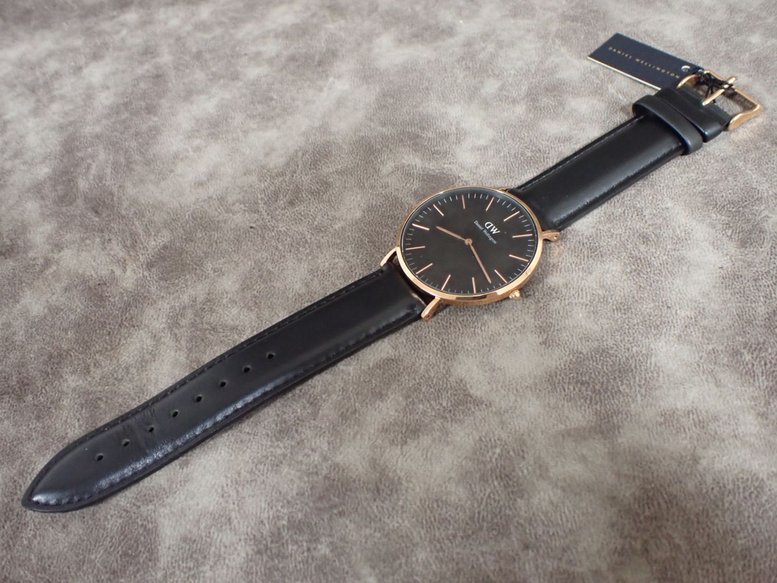 未使用・稼働品】ダニエルウェリントン 41mm 腕時計 ピンクゴールド 