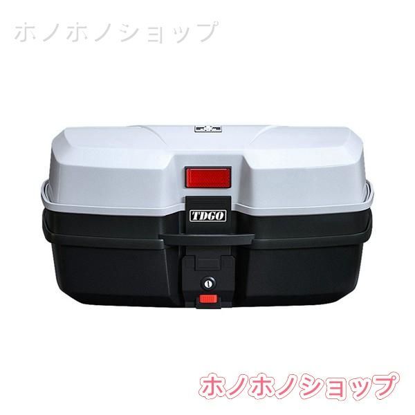 新品特価バイク リアボックス 大容量 45L フルフェイス応対 リヤボックス 四角 方形 リアケース トップケース ロック付き 汎用 着脱簡単