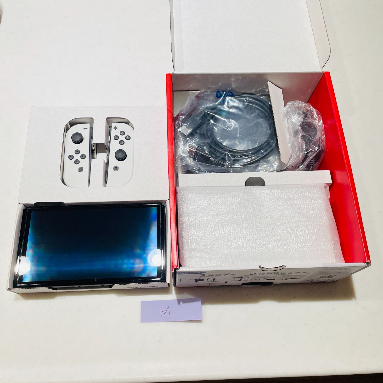 液晶美品・完品】Nintendo Switch 有機ELモデル ホワイト 本体 動作