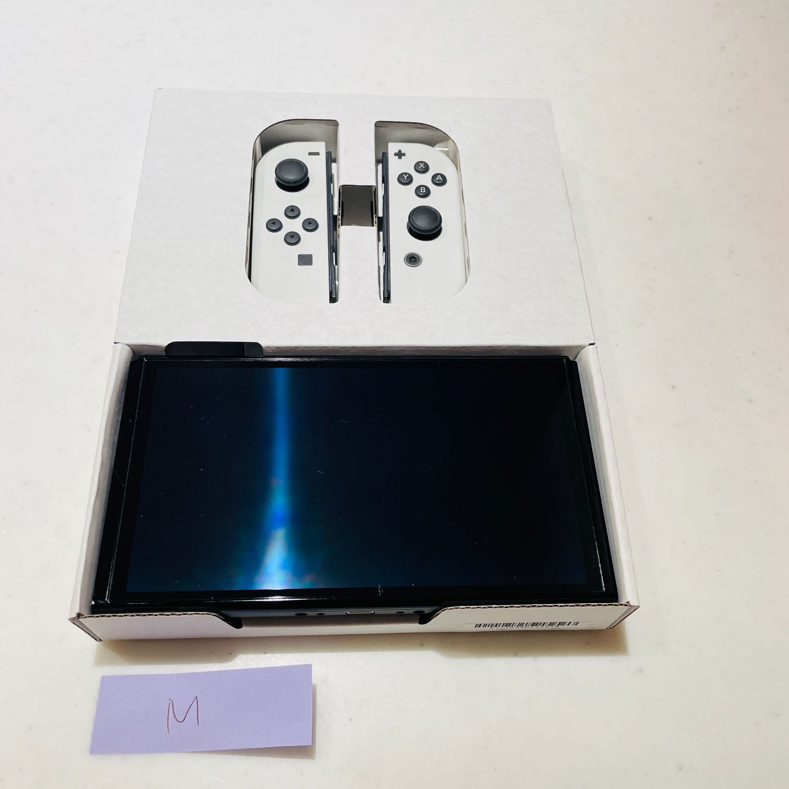 液晶美品・完品】Nintendo Switch 有機ELモデル ホワイト 本体 動作
