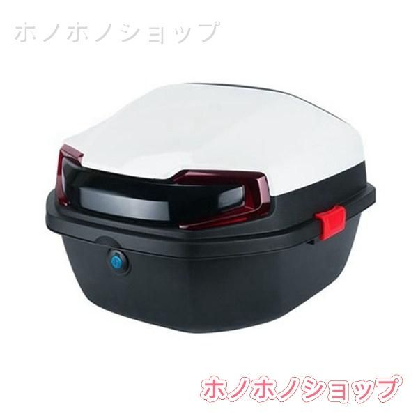 新品特価リアボックス モノロックケース バイク 汎用タイプ 耐スクラッチ性 防水防塵 簡単脱着 取り付け部品付き キーロック可能 フルフェイス対応