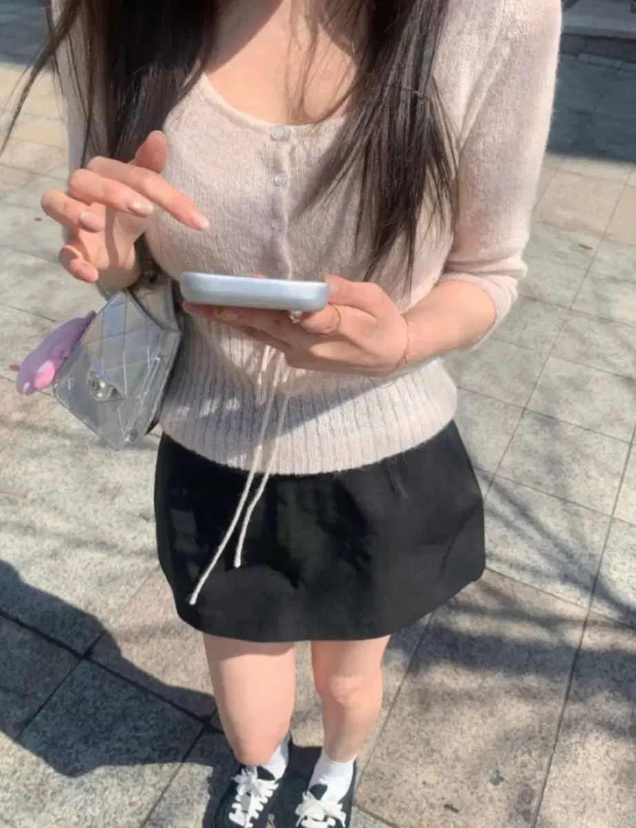 タグ０新品 ベロニカマーケット クリーン スカート パンツ ブラック M