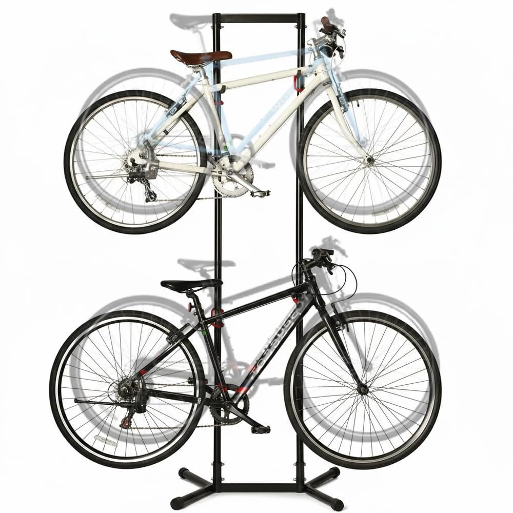 新品 自転車スタンド 室内 4台収納 省スペースでスッキリ 倒れない 安定設計 サイクルスタンド ディスプレイスタンド ロードバイク クロスバイク マウンテンバイク iimono117