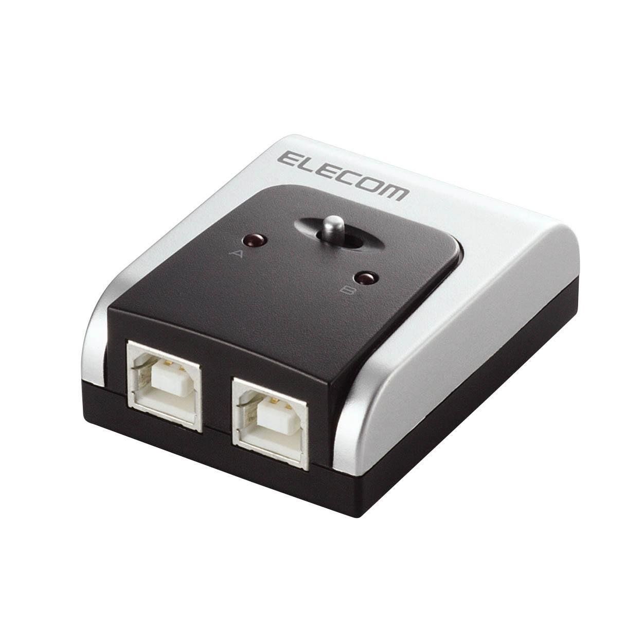 新品 エレコム USB切替器 手動 2.0対応 2台 U2SW-T2