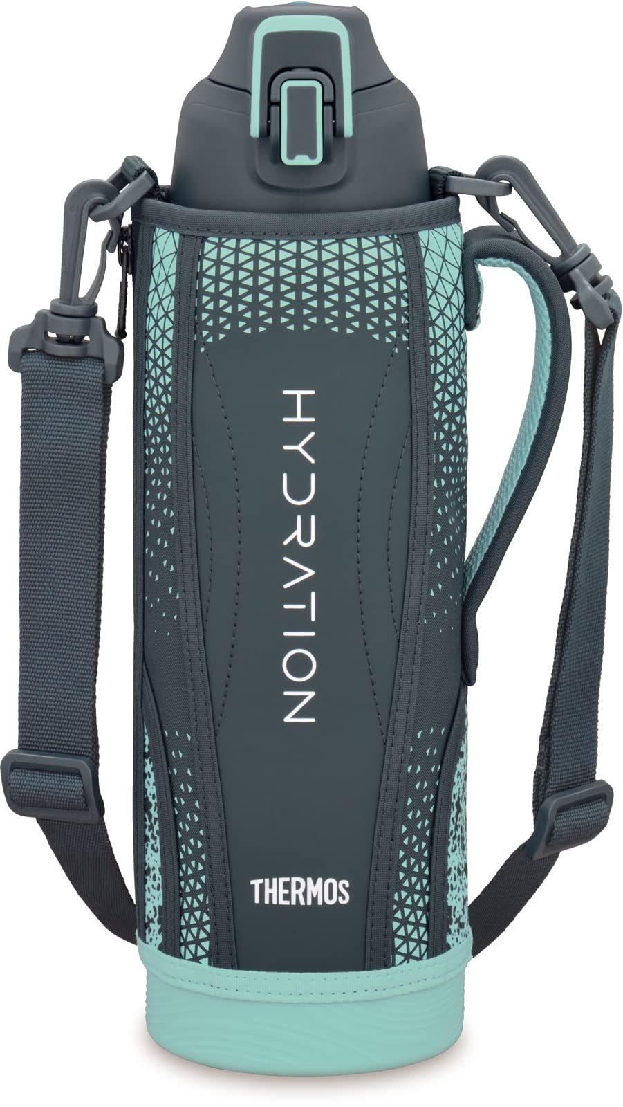 新品 サーモス 水筒 真空断熱スポーツボトル 1.5L ネイビーミント 保冷専用 FHT-1502F NVMT