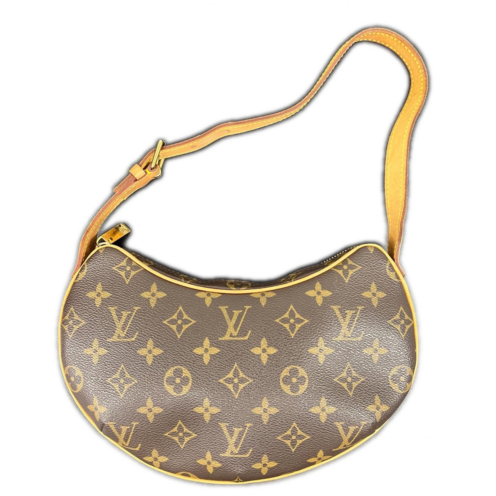 LOUIS VUITTON 美品 ルイヴィトン ポシェット クロワッサン モノグラム 