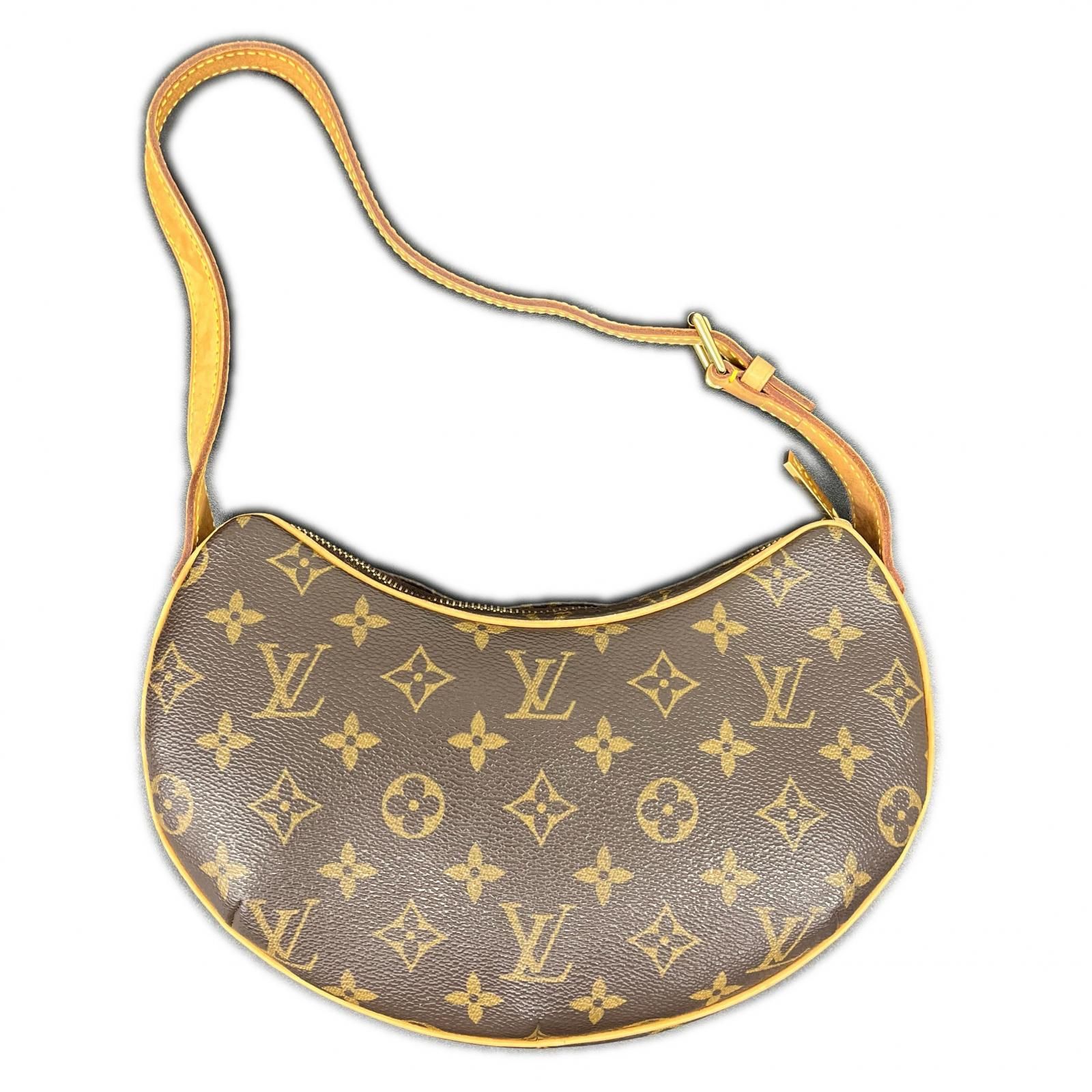 LOUIS VUITTON 美品 ルイヴィトン ポシェット クロワッサン モノグラム