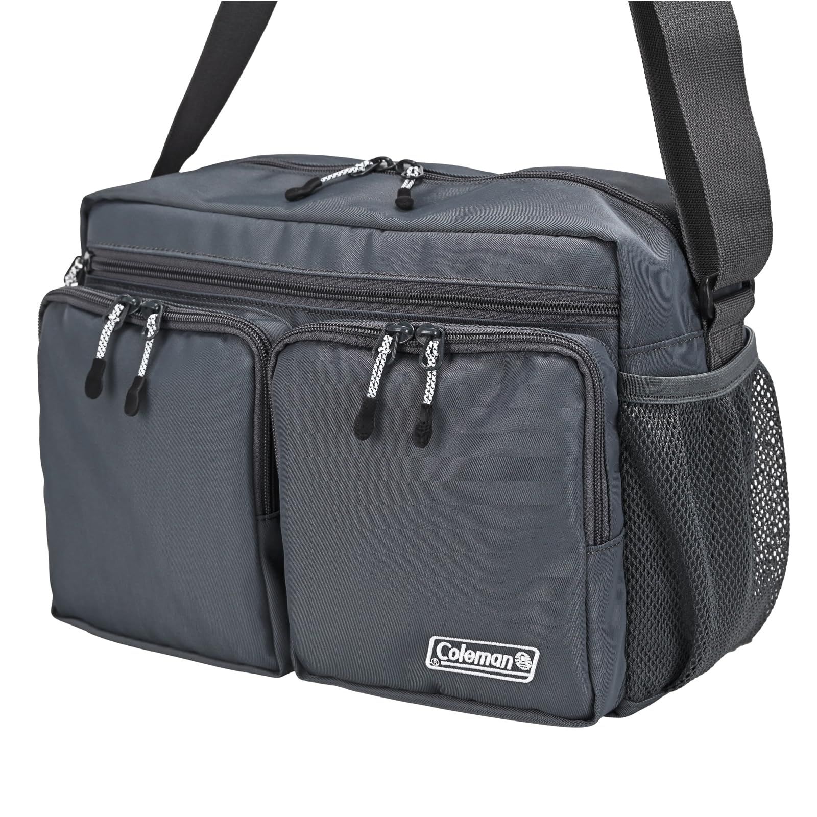 新品 エツミ & Coleman カメラバッグ コールマン ショルダーバッグ L 6L 軽量 メンズ レディース グレー VCO-8784