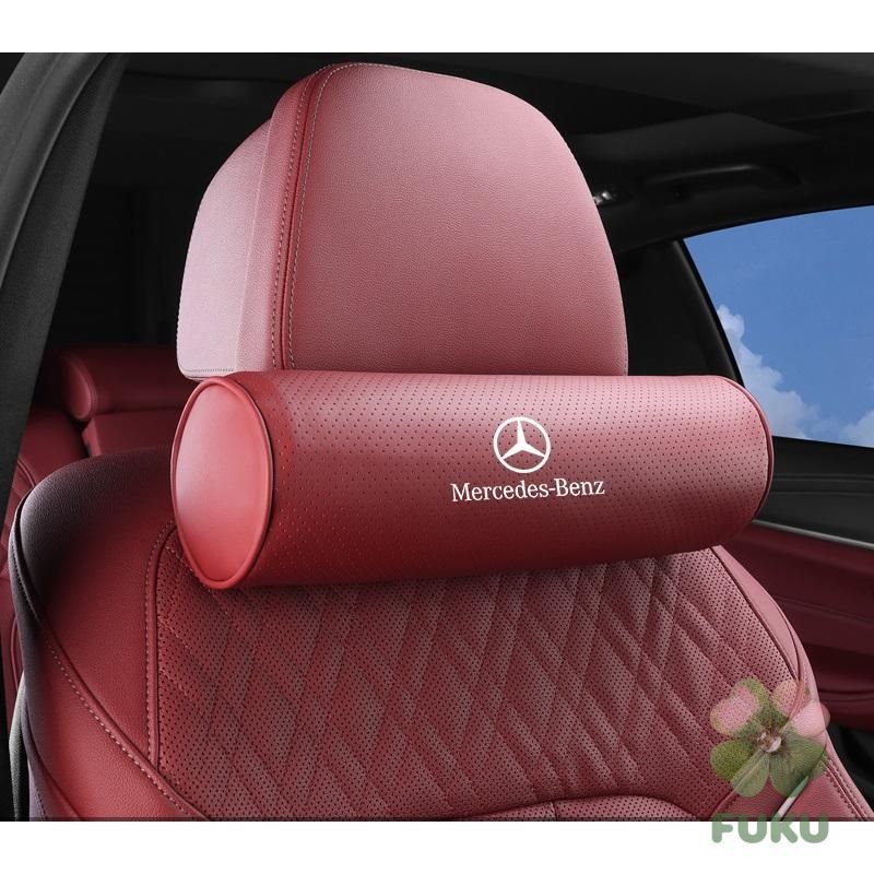 新品】 メルセデス?ベンツ BENZ レッド 車用クッションセット 2点 