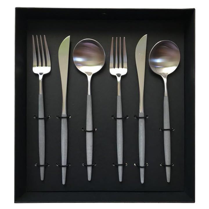 新品 Cutipol(クチポール) (正規品)()GOA グレーシルバー ディーナーセット6pcs